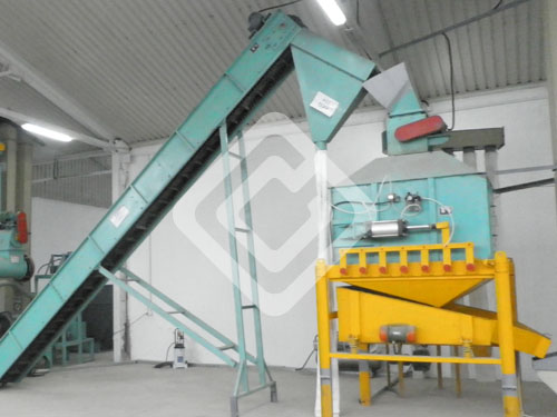 pellet conveyor and cooler