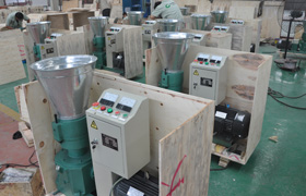 wood pellet equipment packing